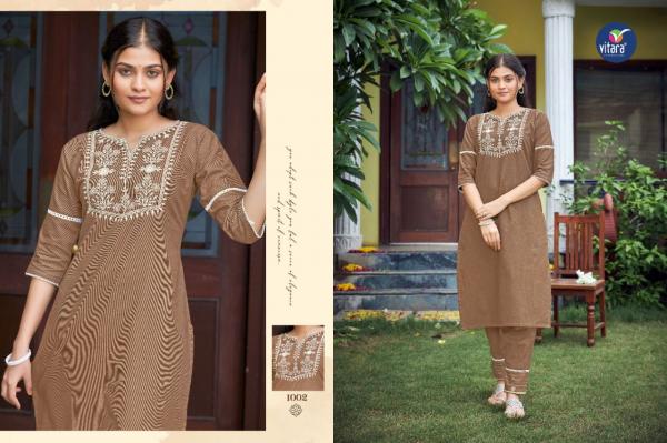 Vitara Signature Embroidery Wear Kurti With Pant Collection